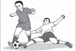 Menyapu Bola / Sliding Tackle